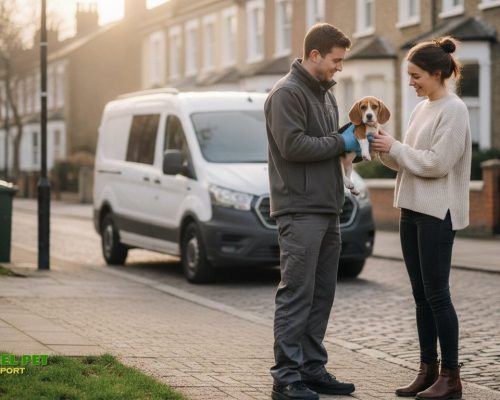 Transport pui de câine în Anglia: Condiții și vârstă